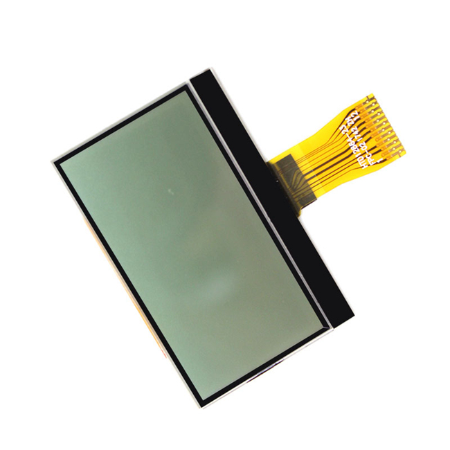 이 도표 단색 LCD 디스플레이 반 투과형 FSTN 128 x 64